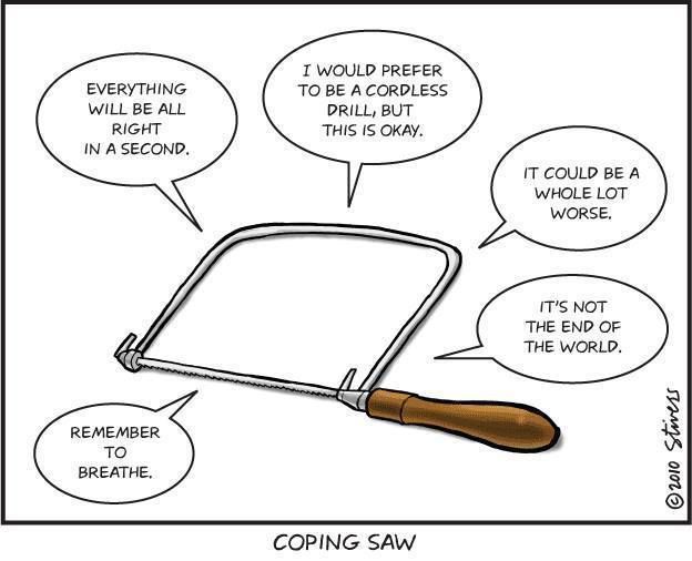 Coping Saw Cartoon