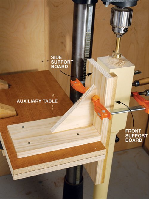 vertical drilling jig